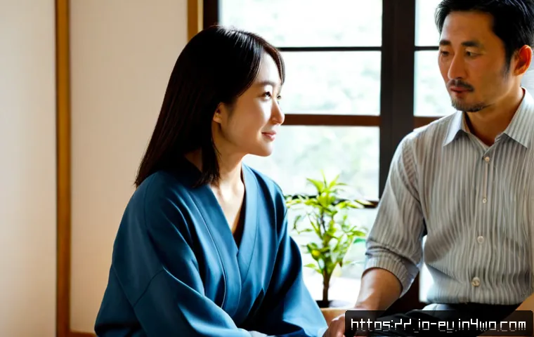 용서에 대한 심리학적 접근 방법 - Photorealistic Japanese counseling session about forgiveness and emotional healing, compassionate mi...
